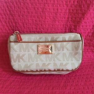Michael Kors Brown Cosmetic Pouch
